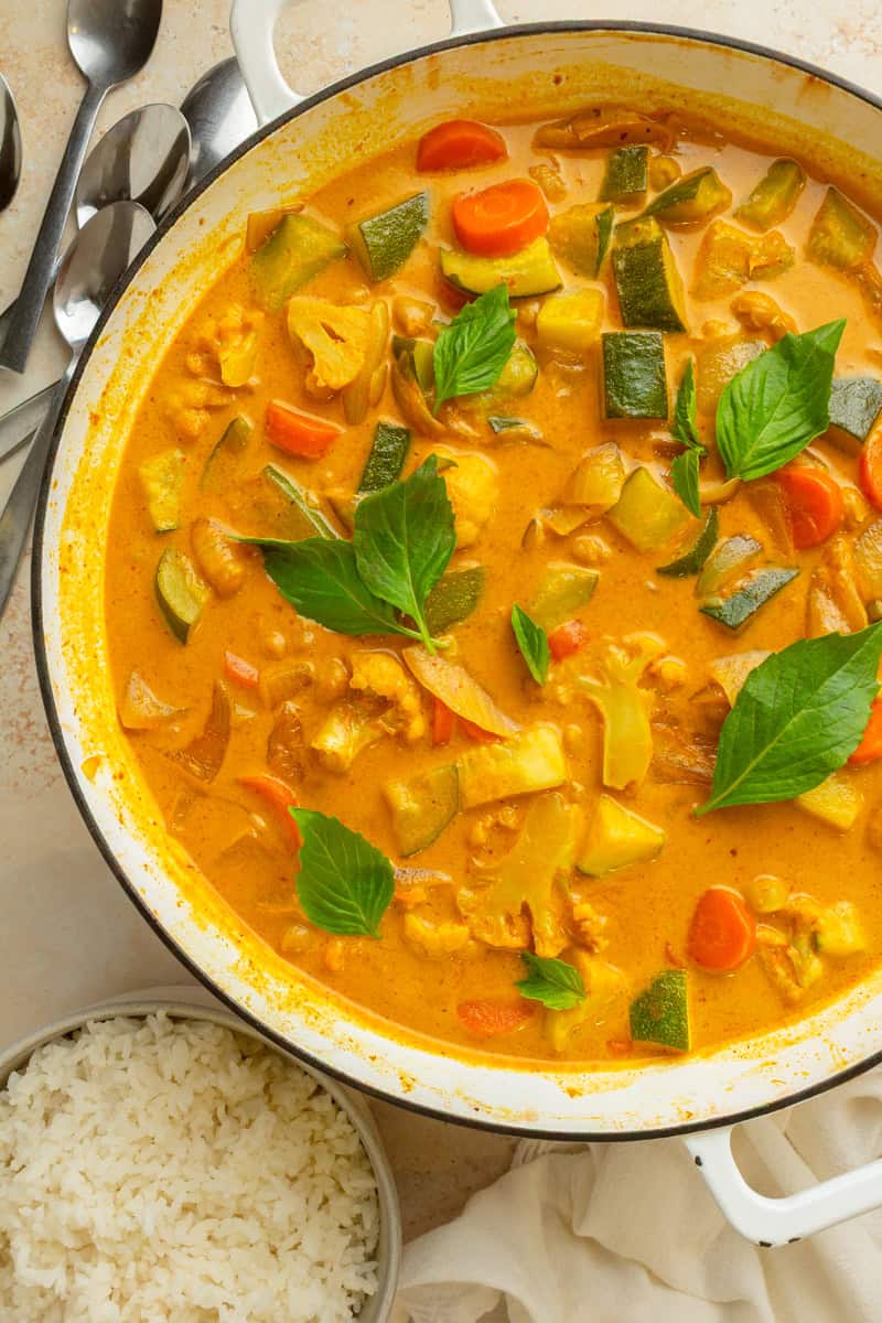 Easy Vegan Curry - Nourished by Nic