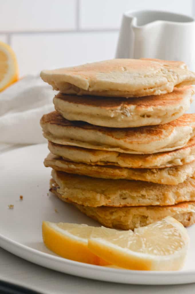 gluten free lemon ricotta pancakes