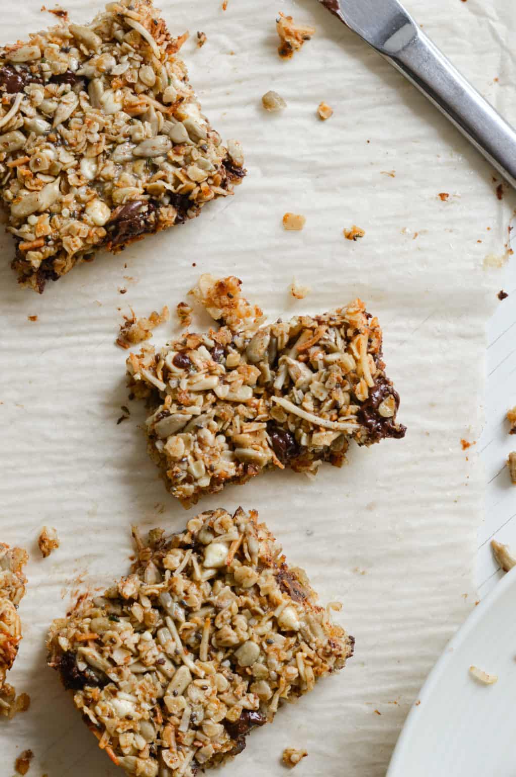 Easy Nut Free Granola Bars Nourished by Nic