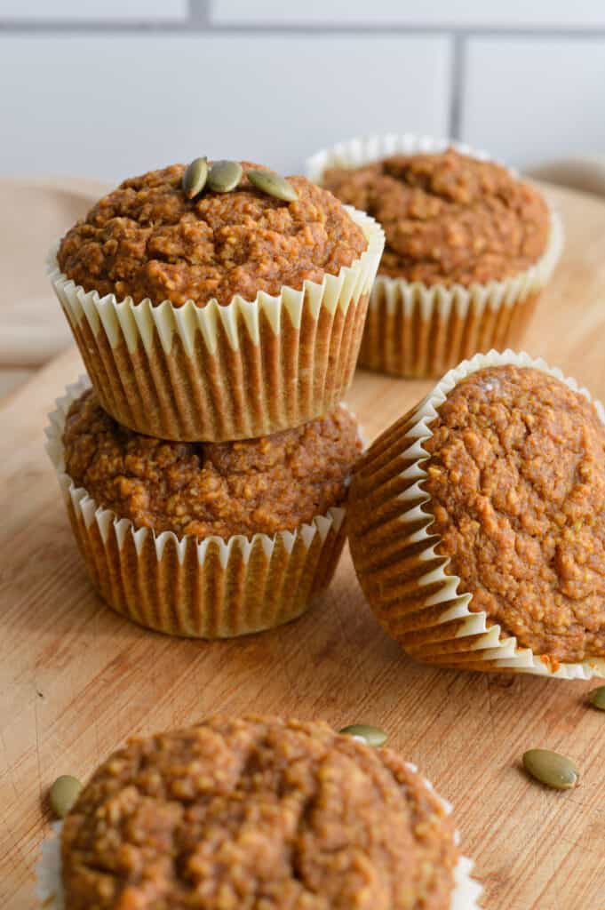 flourless oatmeal pumpkin muffins