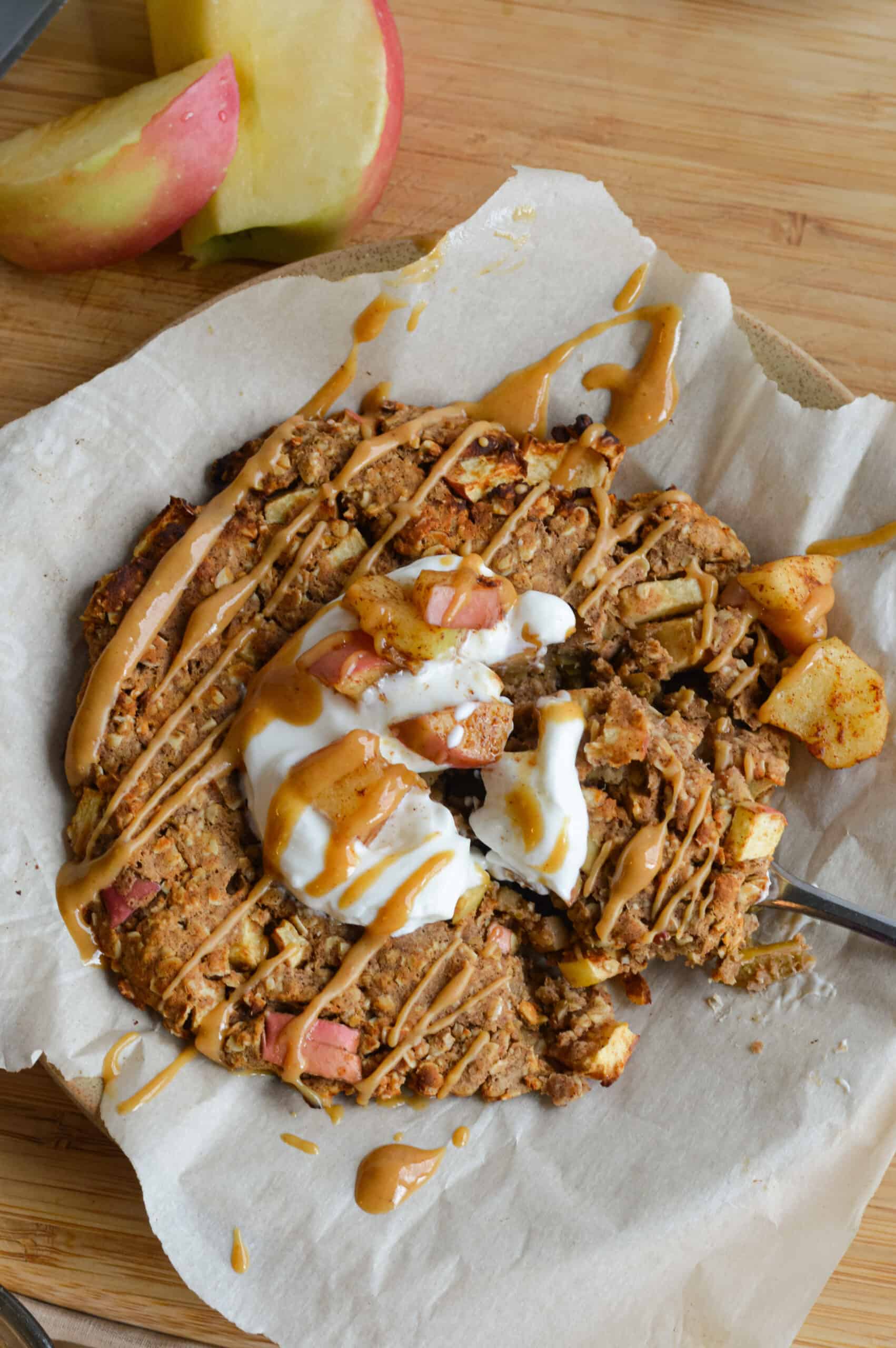 EASY Apple Pie Breakfast Cookie (no banana) Nourished by Nic
