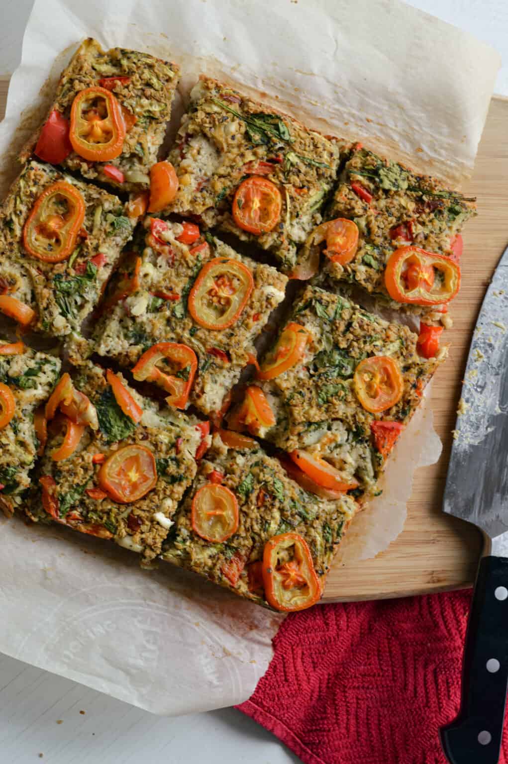 Veggie Packed Savoury Oatmeal Bake Nourished by Nic