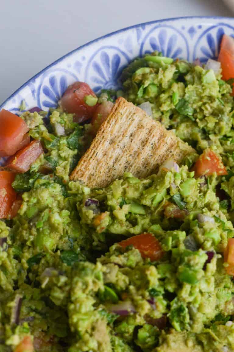 Edamame Guacamole (High Protein) Nourished by Nic