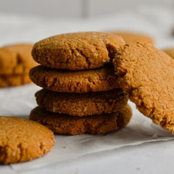 Soft gluten free gingerbread cookies feature photo