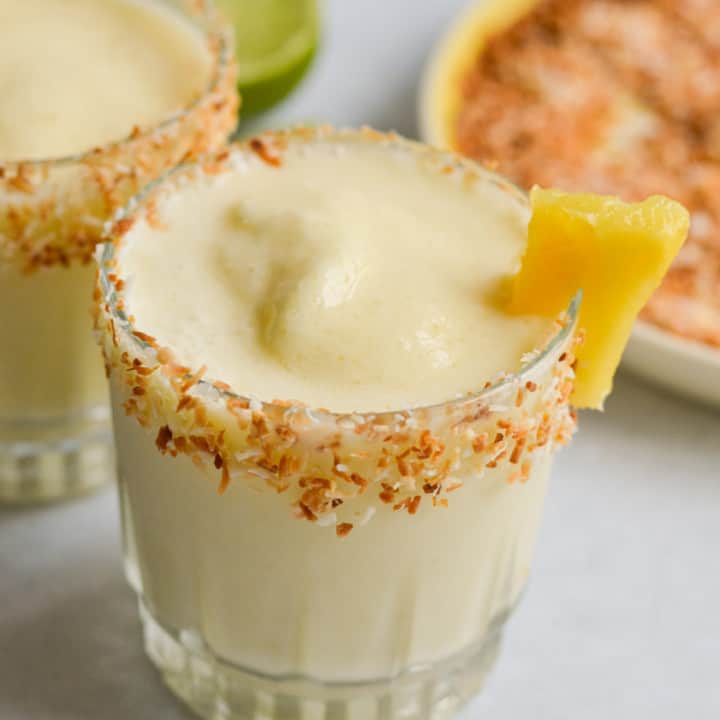 Healthy Pina Colada Mocktail Nourished by Nic