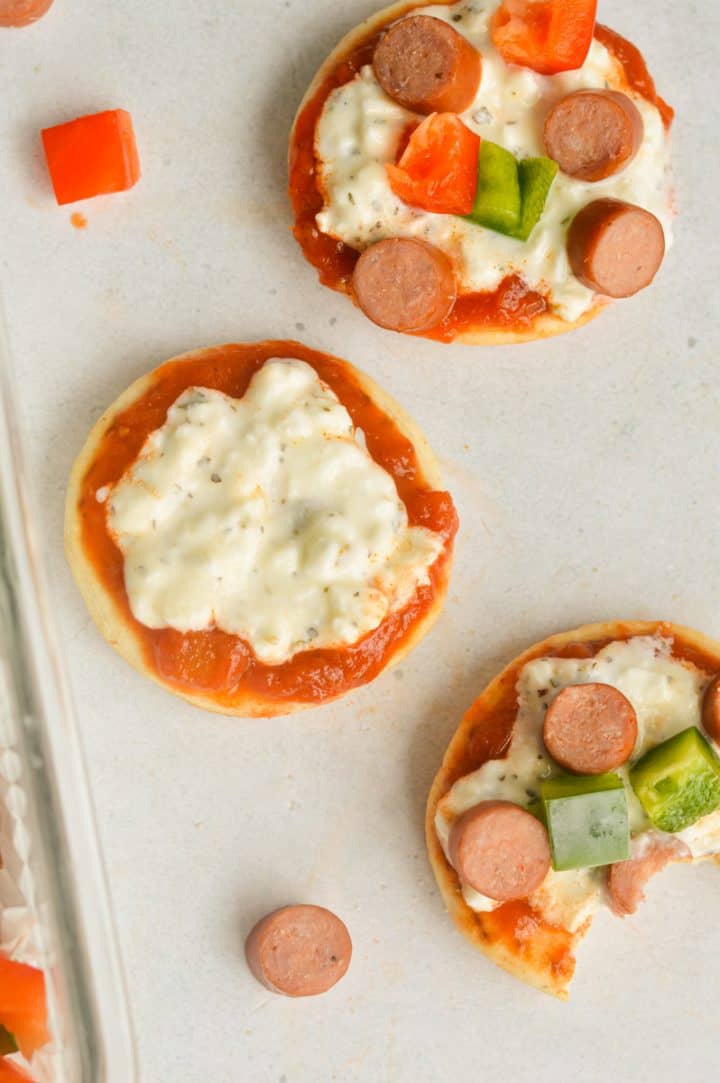 DIY Pizza Lunchable (high protein) Nourished by Nic