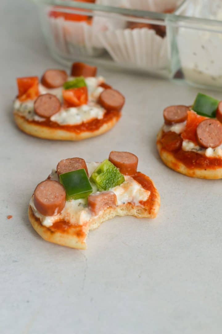 DIY Pizza Lunchable (high protein) Nourished by Nic