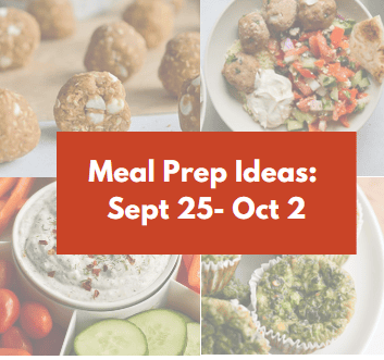 dietitian meal prep ideas