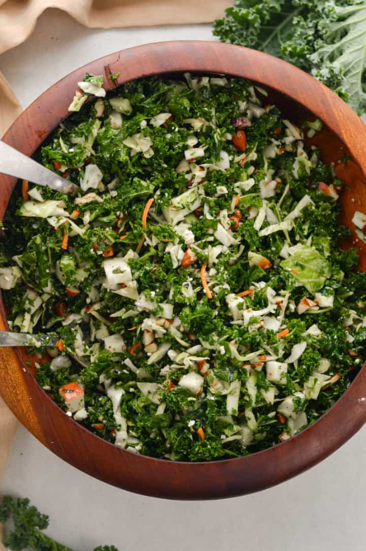 Homemade Kale Crunch Salad (ChickFilA) Nourished by Nic
