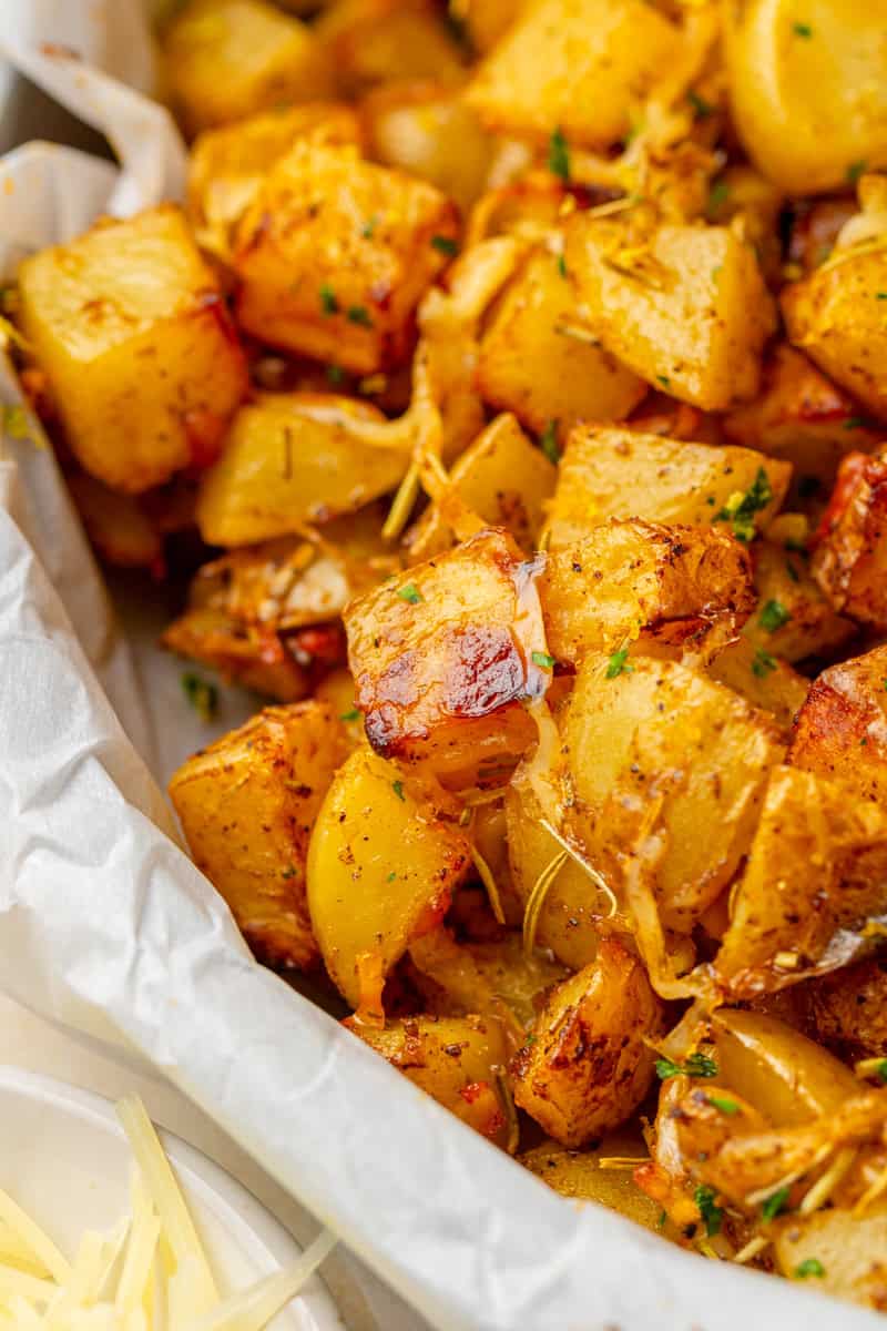 Easy Air Fryer Diced Potatoes