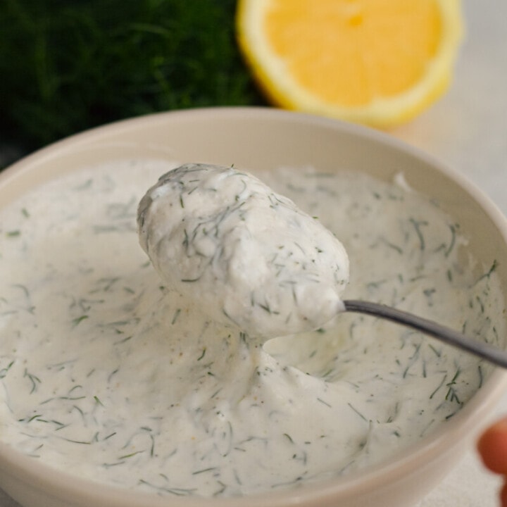 Greek Yogurt Dill Veggie Dip Nourished by Nic