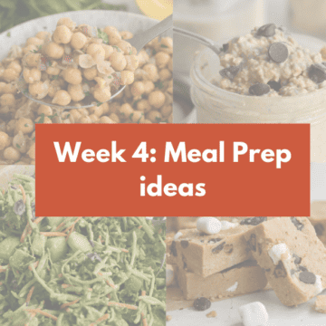 week 4 meal prep ideas cover photo
