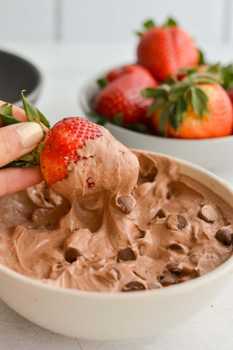 Chocolate Greek Yogurt Fruit Dip Nourished by Nic
