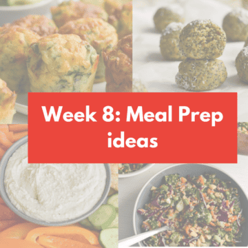 Meal Prep Week 8 Collage