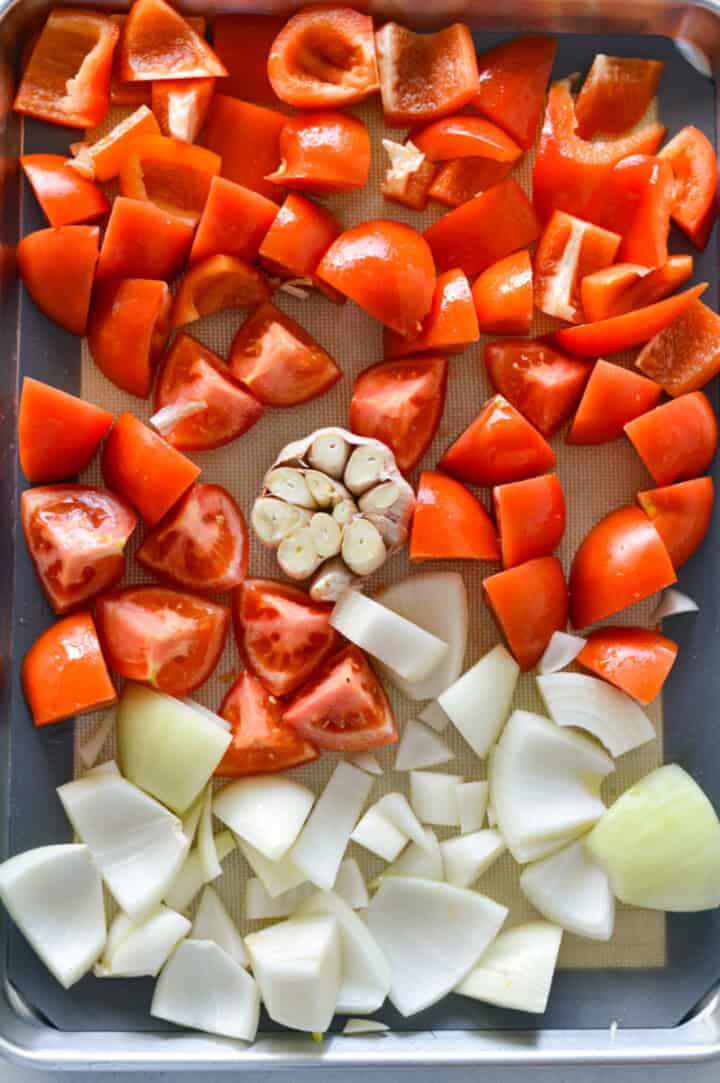 Roasted Tomato and Vegetable Pasta Sauce - Nourished by Nic