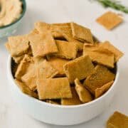 Crispy flax seed crackers perfect for healthy snacking and gluten-free diets.